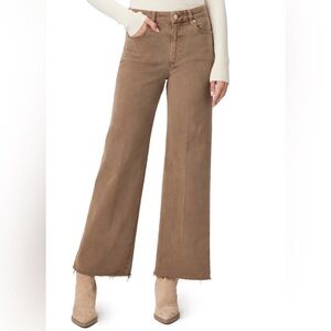 PAIGE ANESSA 31" LIGHT BROWN WITH RAW HEM JEAN